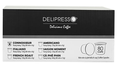 Delipresso Connoisseur 80 viên - Công ty TNHH Cà Phê Trà Phương Vy – Phương Vy Coffee